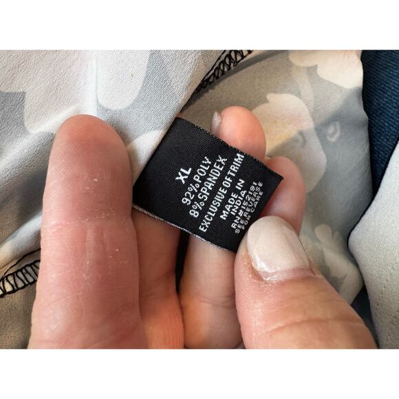 Just Attitude Men's Cherry Blossom Short-Sleeve Button-Up Shirt Floral Size XL - Picture 9 of 9